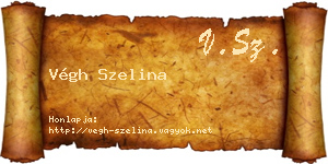Végh Szelina névjegykártya